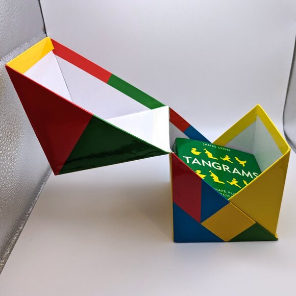 The Tangrams Box: Shape Puzzles to Stretch Your Brain Over 200 Puzzles! Magnetic - Picture 12 of 16